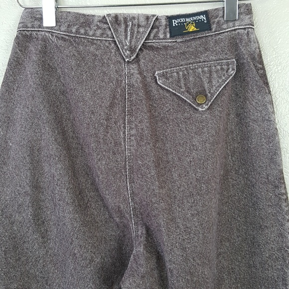 VTG Rocky Mountain High Waist Raw Hem Jeans 28/7 - Picture 5 of 8